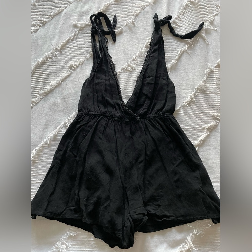L.A. Hearts Pacsun Black Lace Romper
